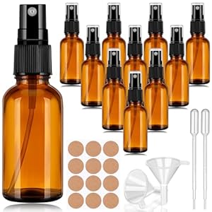 Zeawavsl 30 ml Braunglas Sprühflaschen Set