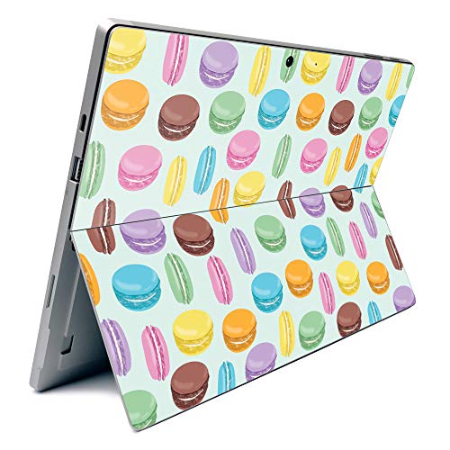 Image of MightySkins Carbon Fiber Skin for Microsoft Surface Pro 7 - Macarons | Textured Carbon Fiber Finish | Easy to Apply, Remove, and Change Styles | Made in The USA,Model Number: CF-MISURPR7-Macarons