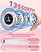 PlayHot Portable Handheld Turbo Fan, 5-Speed Personal Fan, USB-C Rechargeable Fan Up to 12 Hours, 3 IN 1 Hand Fan with Air Turbo Tech Cooling, Travel Fan for Cruise, Beach, Gifts for Women (Pink)