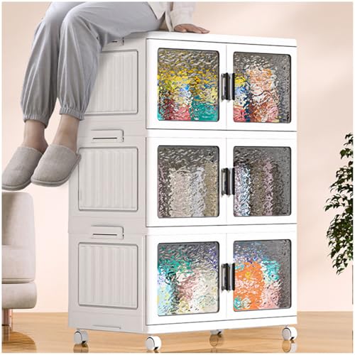 Solution gain de place : boîtes de rangement haute résistance pliables à roulettes - 6