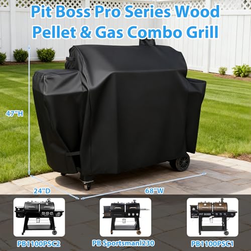 Image of Utheer Grill Cover for Pit Boss PB1230 Combo Grill, 600D Waterproof
