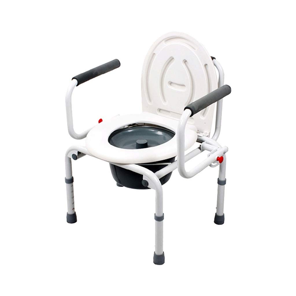 Toilleten Sitz, Ergonomie Bad Anti-Rutsch Faltbarer Stuhl Haushalt Tragbar Mobiler Toilettenhocker Zum Alter Mann Schwangere Frau