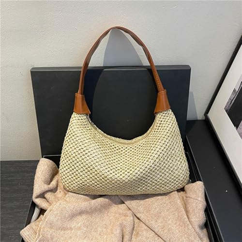 Bolso de hombro trenzado para mujer miniatura 4