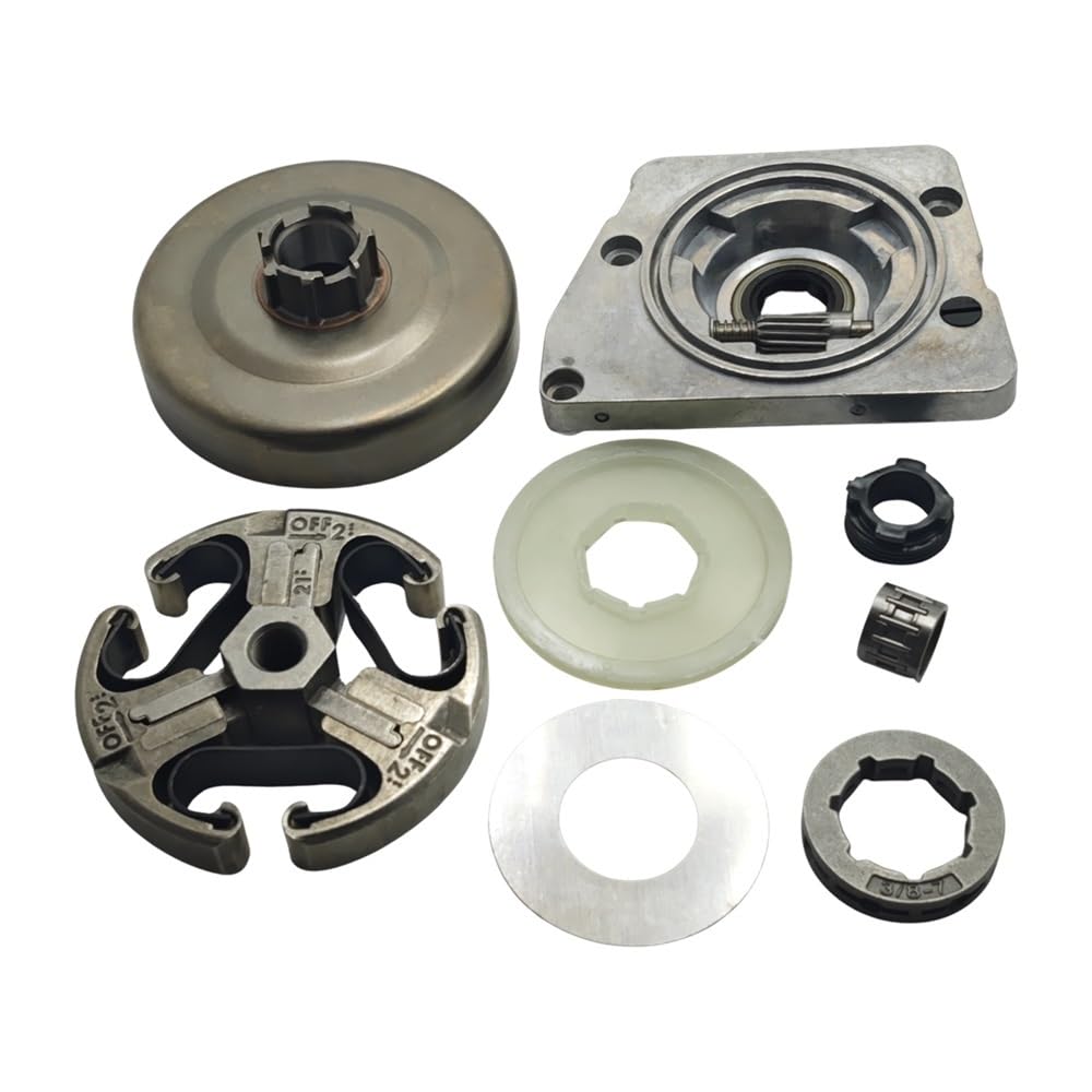 Kit engrenages à vis sans fin pour tambour d'embrayage 3/8" de tronçonneuse modèles 266 268 272
