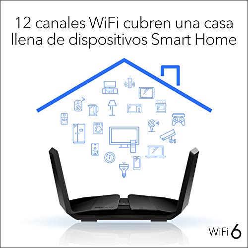Netgear-RAX120-Router-WiFi-6-Nighthawk-AX12-Velocidad-WiFi-AX6000-5-Puertos-Gigabit-2-puertos-USB-30-cobertura-sobre-30-dispositivos