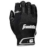Franklin Sports MLB Baseball Batting Gloves - Shok-Sorb X Batting Gloves for Baseball + Softball - Adult + Youth Padded Non-Sting Batting Glove Pairs - Multiple Colors + Sizes