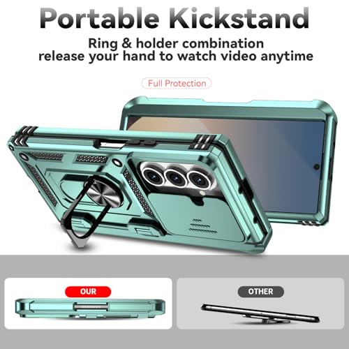 Coque Galaxy Z Fold 7 robuste avec cache caméra coulissant protégeant l'objectif - 5