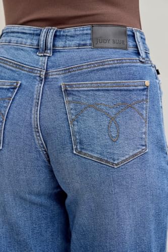 Judy Blue High Rise Soft Barrel Jeans- Ivory Gem4