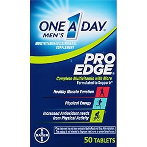 One A Day Men’s Pro Edge Multivitamin, Supplement with Vitamin A, Vitamin C, Vitamin D, Vitamin E and Zinc for Immune…