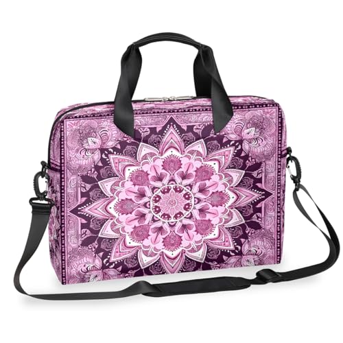 Bolso para portátil rosa étnico 16 pulgadas impermeable miniatura 1