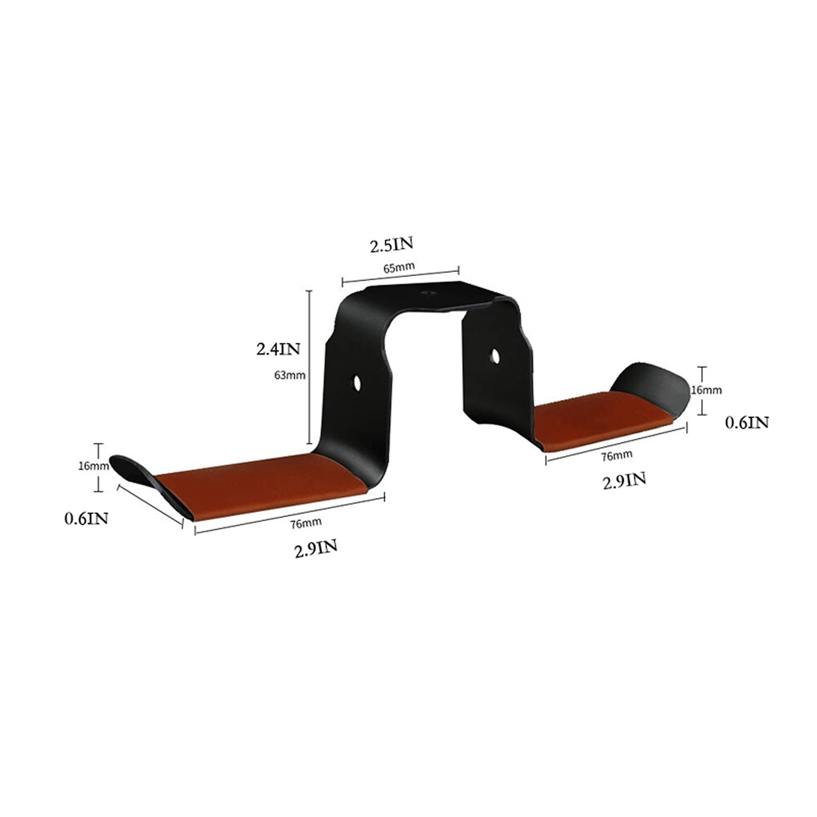 Supporto per cuffie, supporto per auricolari in metallo, gancio da scrivania per giochi su PC, compatibile con la maggior parte delle dimensioni delle cuffie, design a doppio ripiano inferiore