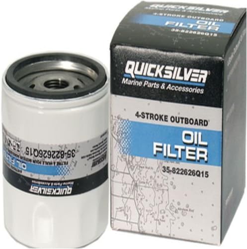 Mercury/Quicksilver Parts 822626Q15 W7 4-STROKE O/B OIL FILTER QUICKSILVER FILTER ASSEMBLY OIL