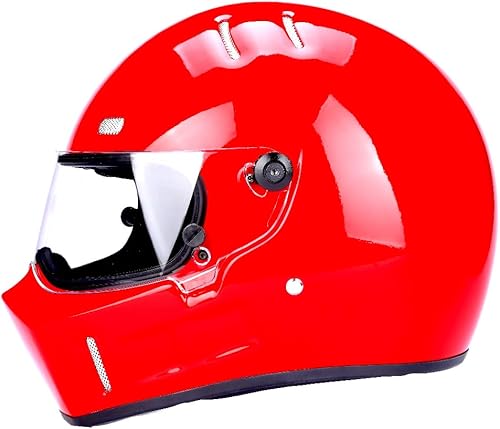 Vista 34 de Casco integral de CRG Sports, de fibra de vidrio, para motocicleta, motocross y scooter, con certificación DOT, ATV-1
