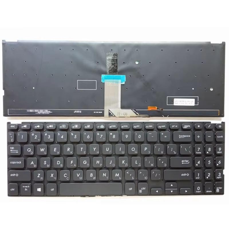 Clavier portable pour ASUS X512 F512DA vert foncé idéal pour le télétravail