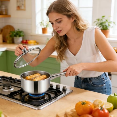 Friteuse inox anti projection pour cuire frites et poulet - 7