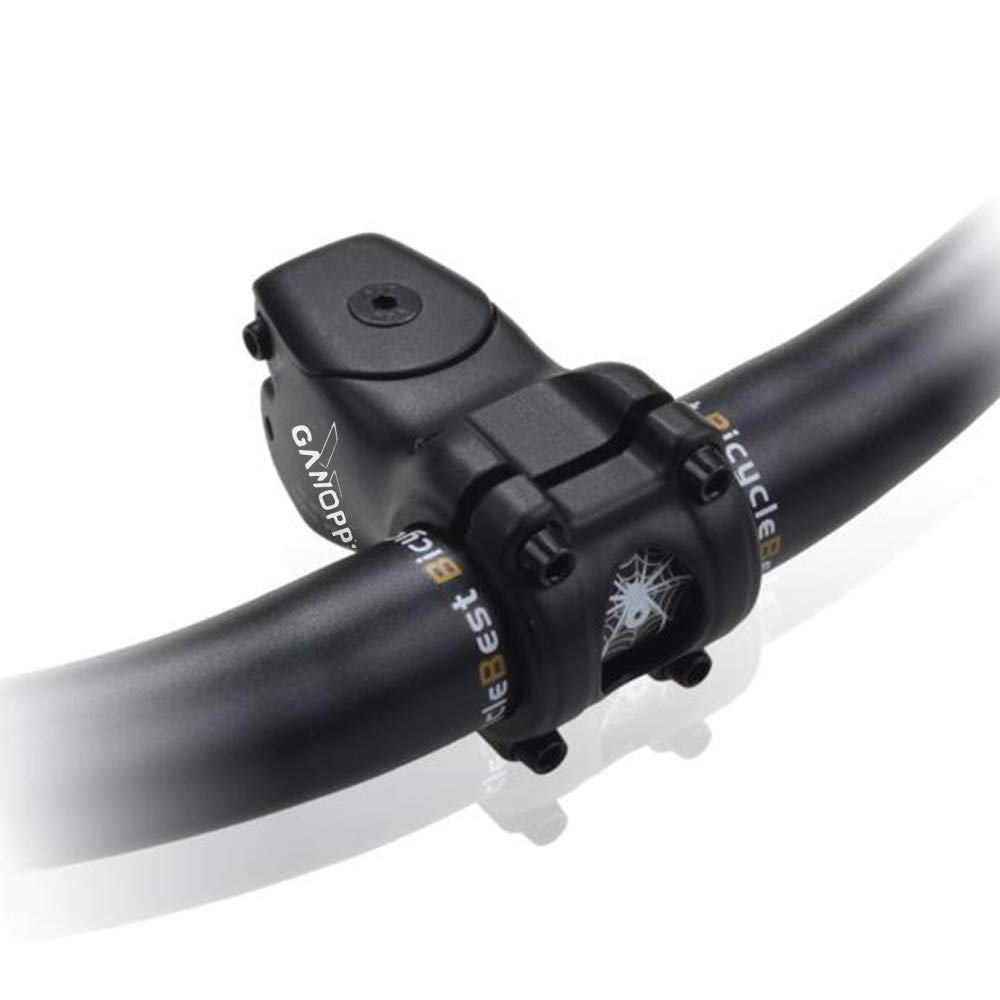 Attacco Manubrio Mtb 0 grado Mtb. Bicycle Stem 31.8 * 50mm Mountain Track Road Bike Bike Manubrio Stelo Rise Up Bar Stelo di morsetto con auricolare Spacer Bullone Attacco Manubrio Bici Da Corsa