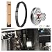 10L0L Secondary Driven Clutch Belt Kit for Yamaha G2 G8 G9 G11 G14 G16 G20 G21 G22 G28 Golf Cart 1985-2007, Replace JN6-G6270-00 JN6-G6271-02 J55-G6270-01