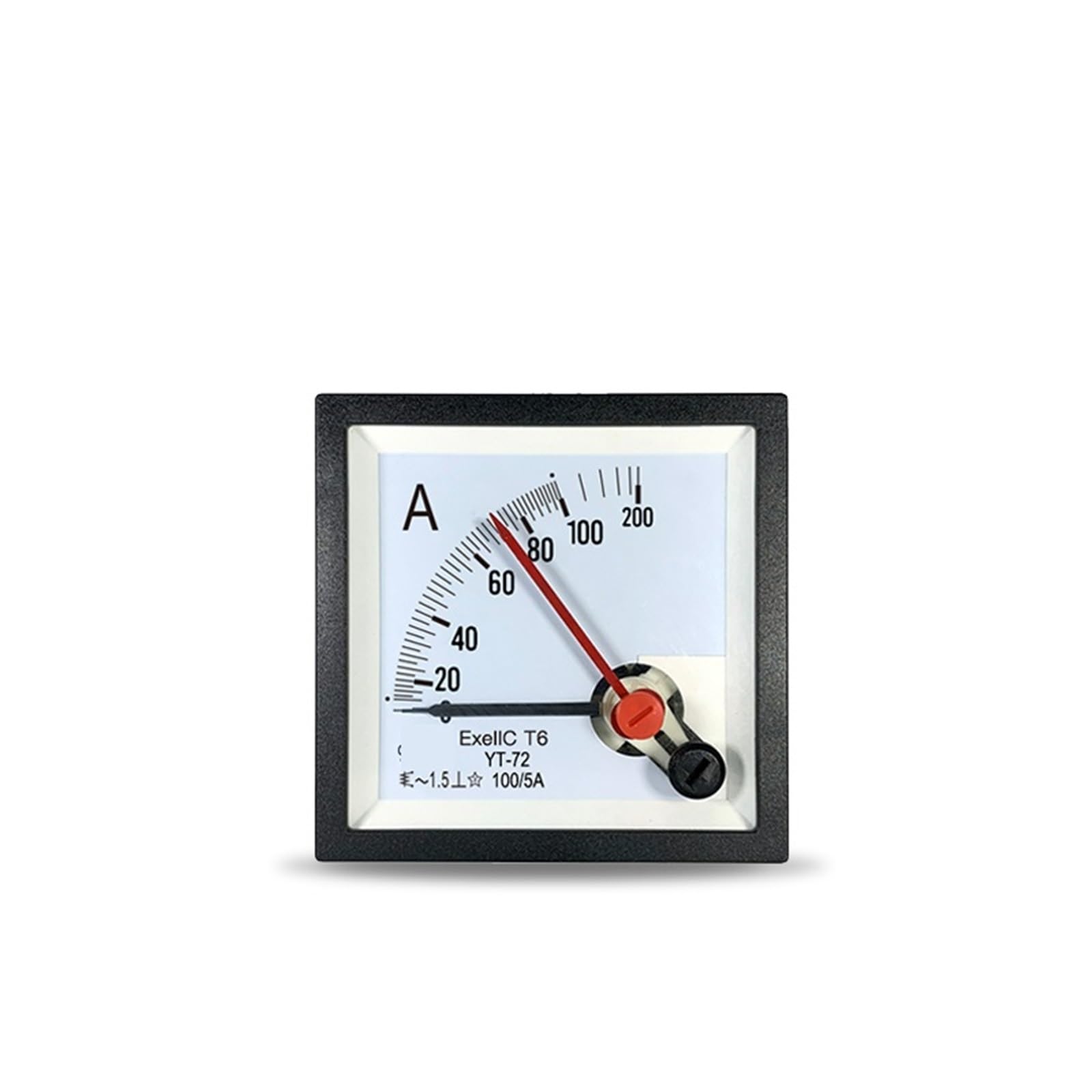Ampèremètre à double aiguille Yt72 avec haute résistance à la surcharge