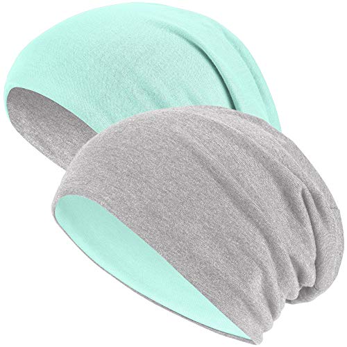 Hatstar®2in1 Reversible Unisex Beanie | Damen und Herren Mütze |...