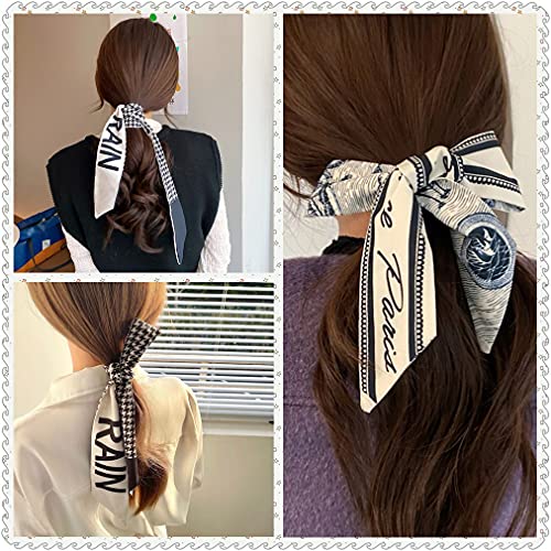 Hair Bows Hair Band For Women Hair Scarf For Ladies Headband For Teen Girl Scrunchies For Hair Velvet Ponytail Holders Gift For Dating Party #TOP3