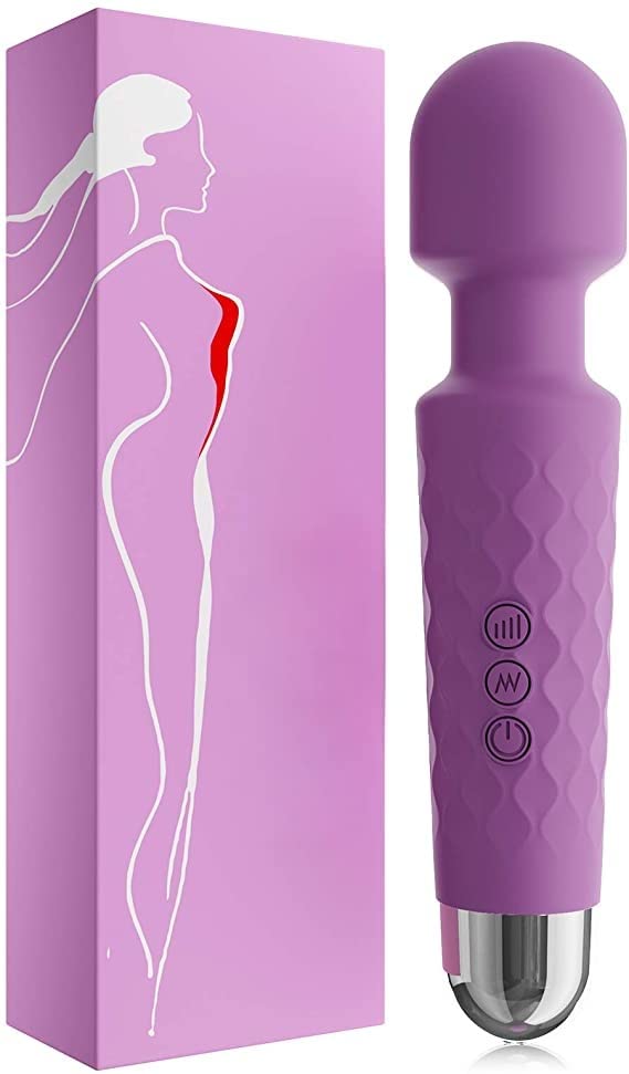 Paxos Waterproof & Portable Vibrate Wand with 20 pattern Vibration & 8 speeds Extra Long Battery - Women & Men - Waterproof Vibrate Wand With Extra-Long Battery (B09Q59BDTN) Amazon Price History, Amazon Price Tracker