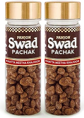 Panjon Swad Khatta Meetha Khajoor Digestive Pachak Mukhwas 260 g, Pack of 2