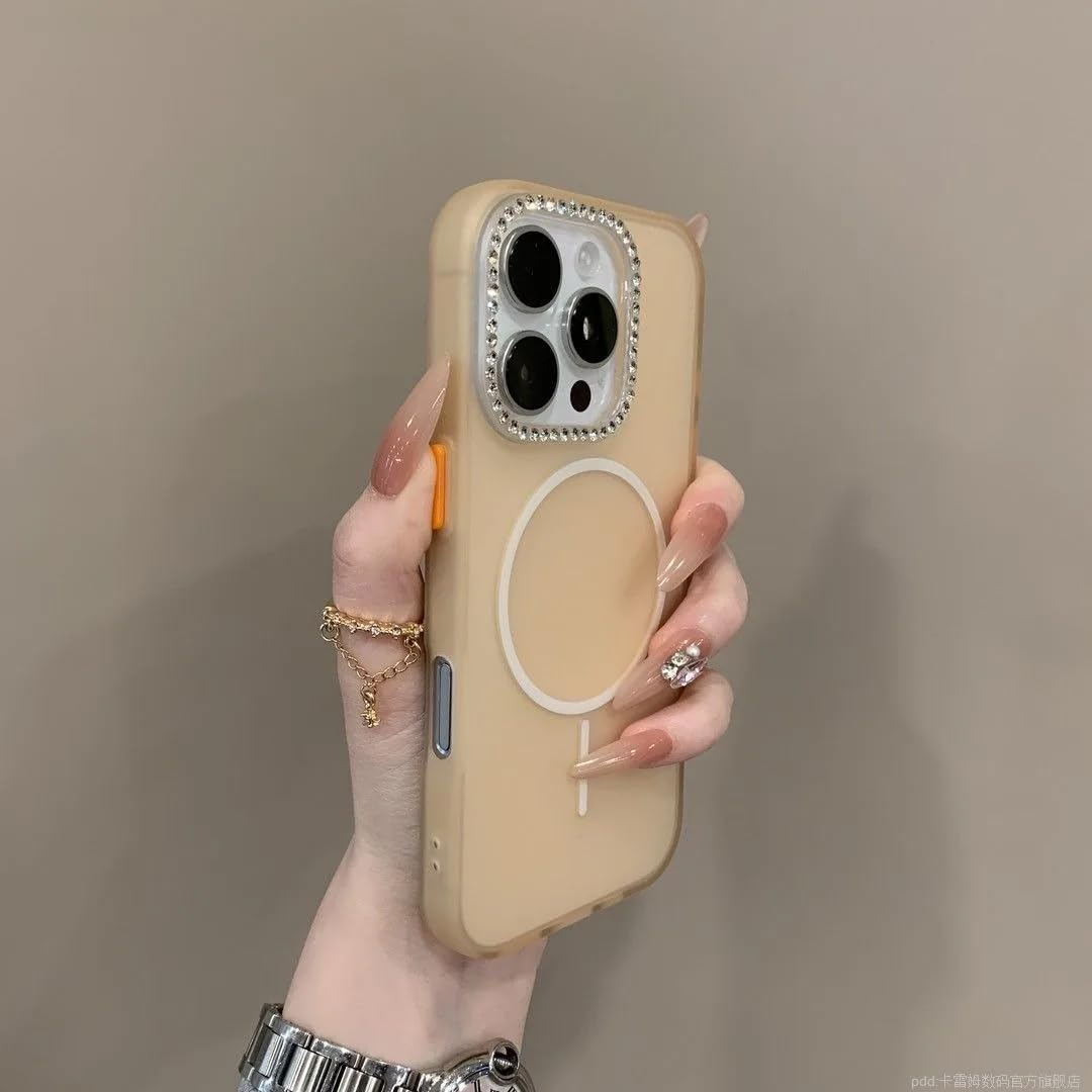 Coque iPhone 16 Pro Max avec diamants anti-choc - 6