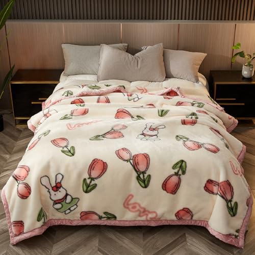Couette épaisse et couverture confortable toutes saisons lavable - 6