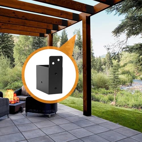 Support bois pour pergola pour stabiliser vos structures extérieures sans risque de rouille - 8