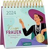 Tischkalender zum Aufstellen (17 x 17 cm) mit 53 heraustrennbaren Postkarten - Wochenkalendarium mit Infos zu Feier- und Gedenktagen - Bezaubernde Postkarten mit inspirierenden Sprüchen und Lebensweisheiten - Stabiles, FSC-zertifiziertes Papier, gut beschreibbar - Praktische Spirale für ein einfaches Umblättern