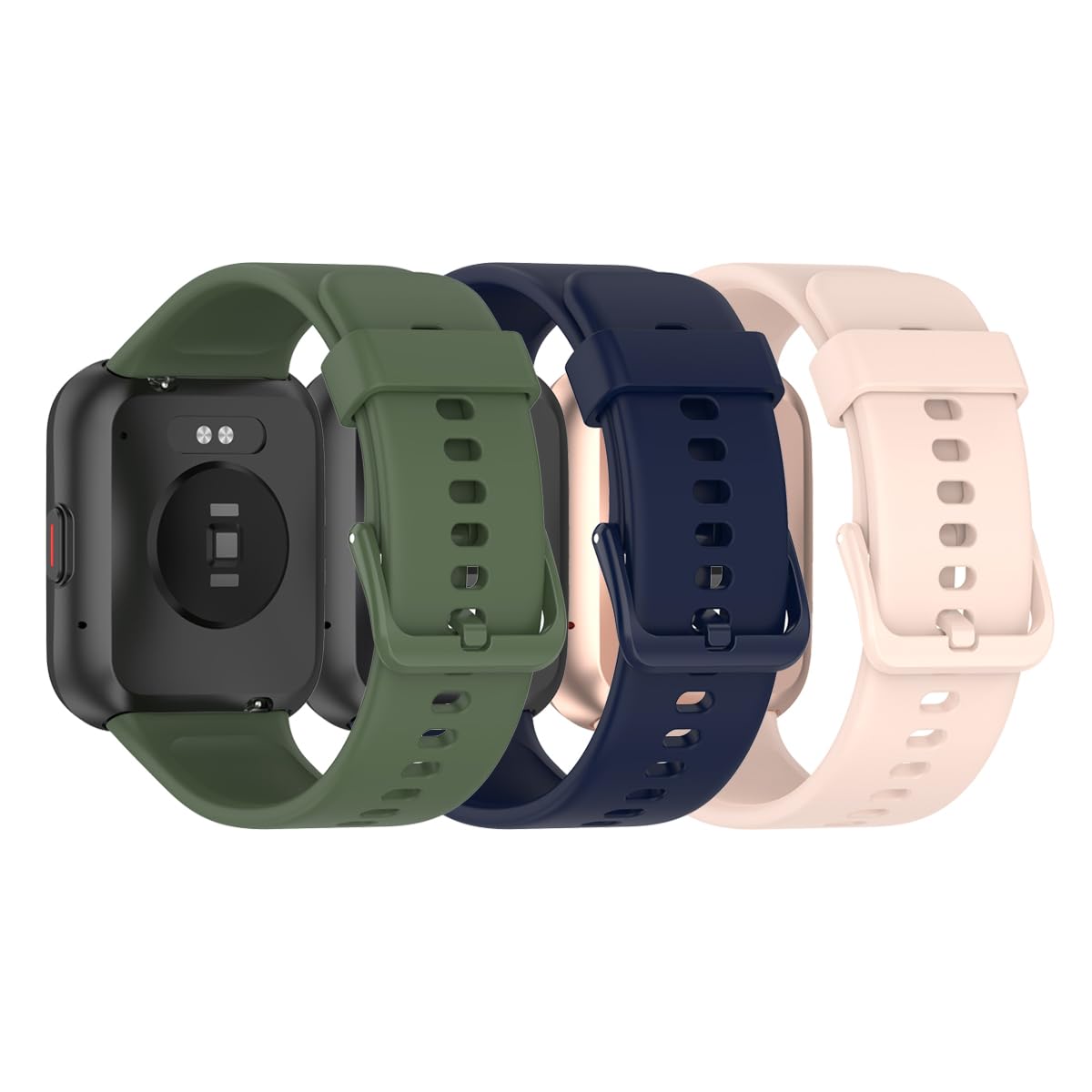 Turnwin Bands Compatible for SKG V7 V7 Pro Smart Watch Soft Silicone Bands Adjustable Replacement Wristband for SKG