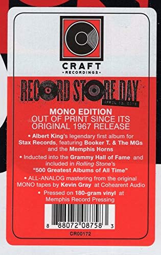 Albert King: Born Under A Bad Sign (180g, Mono) Vinyl LP