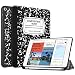 Fintie Case with Pencil Holder for iPad Mini 5 2019 - [SlimShell] Lightweight Soft TPU Back Protective Smart Stand Cover with Auto Wake/Sleep for New iPad Mini 5th Gen 2019, Composition Book Black