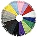 DOITEM 15 Farben Nylon Unsichtbar Reißverschlüsse, 55cm lang, 2.3cm breit für Kleidung Tasche Mäppchen Kissenbezug, 45 Stück Farben,Lufttrocknend günstig Kaufen-DOITEM 15 Farben Nylon Unsichtbar Reißverschlüsse, 55cm lang, 2.3cm breit für Kleidung Tasche Mäppchen Kissenbezug, 45 Stück
