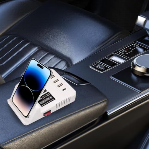 Inversor automotriz de 200W y convertidor de voltaje con enchufe de coche 2