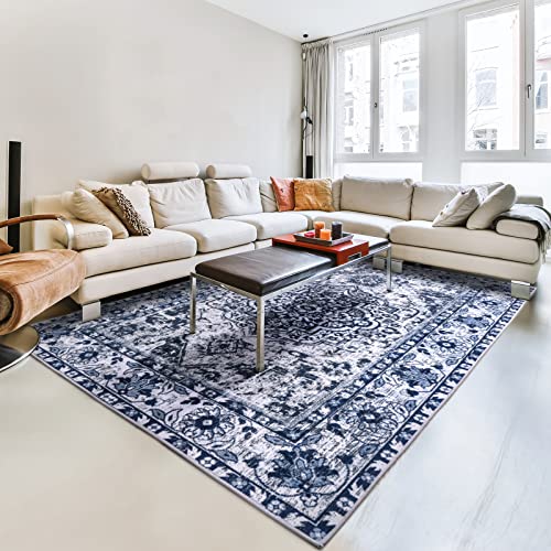 Review de Alfombras Decorativas Interiores que Puedes comprar On-line. 29 YJ.GWL - Alfombra suave de gran tamaño de 5 x 7 pulgadas, lavable para sala de estar, recámara, antideslizante, clásico, para comedor, oficina, decoración del hogar...