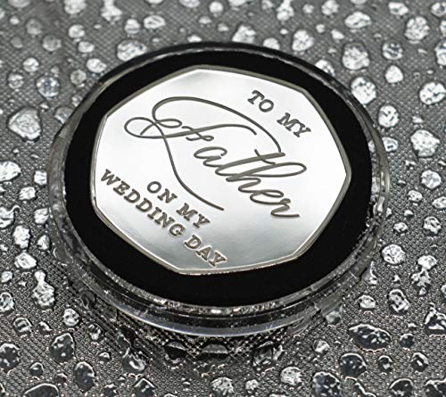 The Commemorative Coin Company FATHER OF THE BRIDE Fine Silv