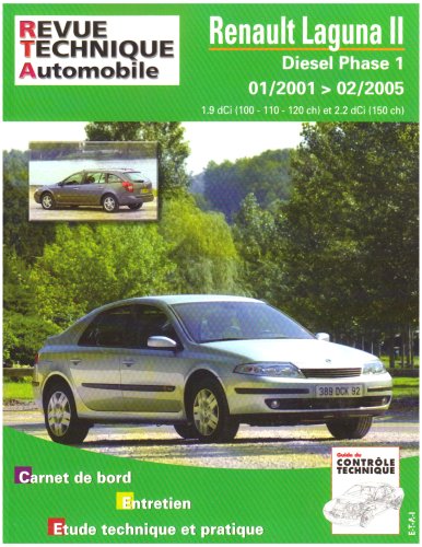 Rta 653.2 Renault Laguna 2 Diesel Depuis 01/01