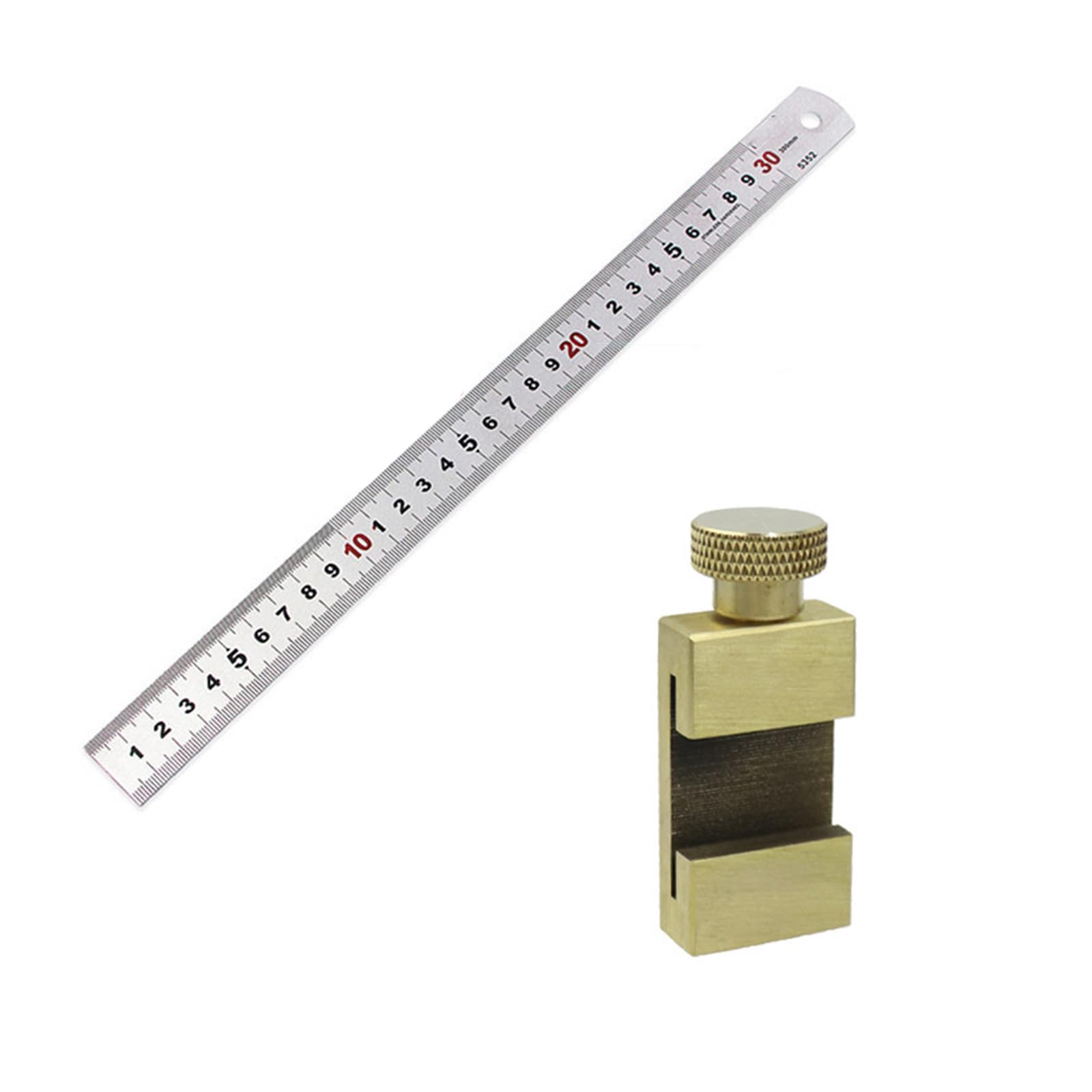 Jazuaiao A Resistant Brass Gauges Positioning Block Measuring Instrument Stabilizing Component Industrial Design Djustable Brass Positioning Block For Steel Rule