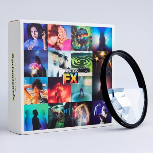 Filtre kaléidoscope divisé 82mm Prism Lens FX pour des effets optiques précis