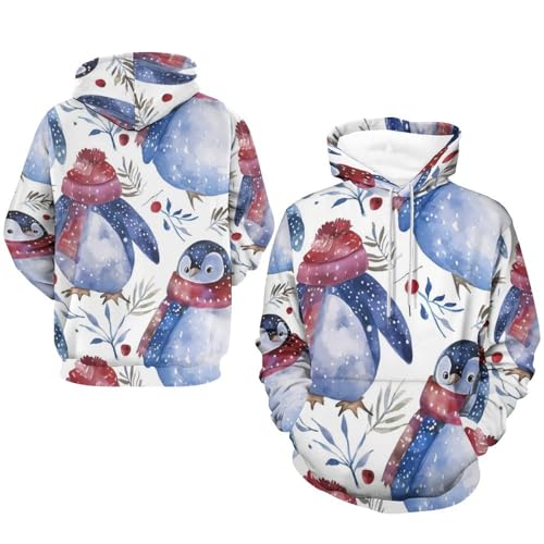 Sweat à Capuche Pingouin Idéal pour Vos Week-ends Cocooning et Sorties Décontractées - 7