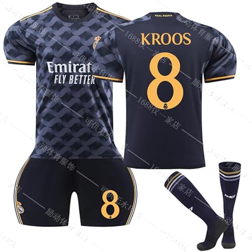 [AHCY] TbJ[ jtH[ 23-24 A }h[h AEFC gjEN[X jtH[ wԍ8 Toni Kroos lpƎqpK X|[c Vc ㉺Zbg Ct (24)