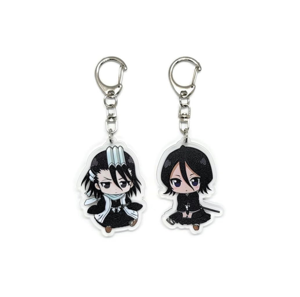 EBTY DREAMS Inc. - Set of 2 Bleac Acrylic Keychain Kuchiki Rukia, Kuchiki Byakuya v2