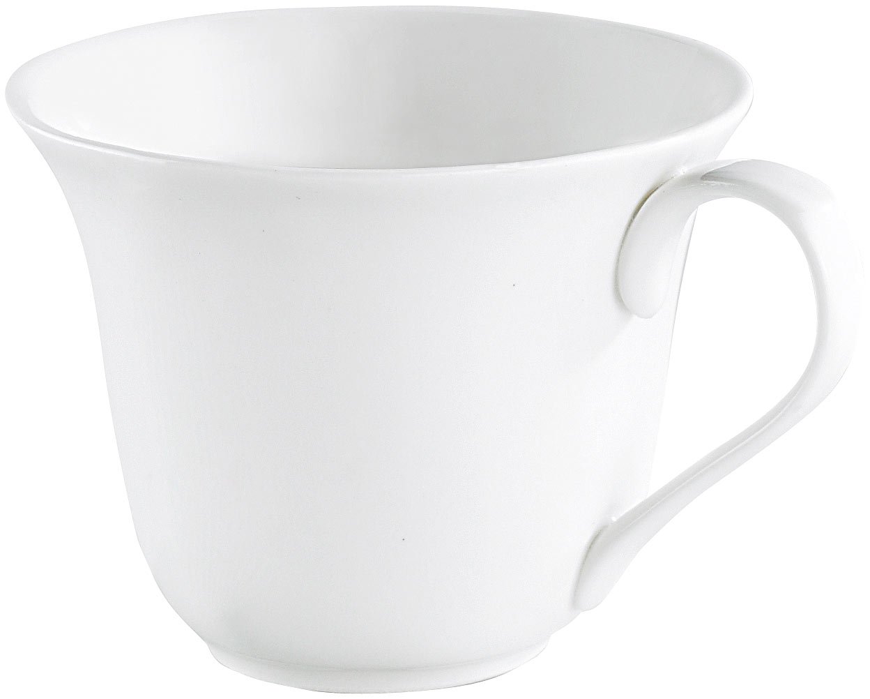 Rosenstein & Söhne kubek do kawy: 6-częściowy zestaw Filiżanki porcelanowe, w kształcie serca (kubki do herbaty, kubek w kształcie serca)