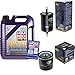 Produktbild QR-PARTS 69420309 Filter Set Inspektionspaket 5 Liter Motoröl Leichtlauf High Tech 5W-40 SCT Germany Kraftstofffilter Ölfilter
