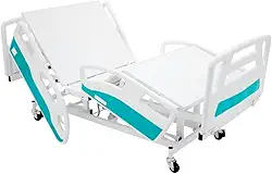 Cama Hospitalar Eletrica Com Colchão 5 Movimentos Motorizados Com Elevação de Leito, Articulada e Reforçada - Para Idosos Conforto e Segurança