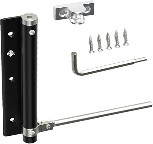 Home Aluminium Automatic Door Closers Safety Spring Door Closers Adjustable Closing Door Hinge Easy Installation