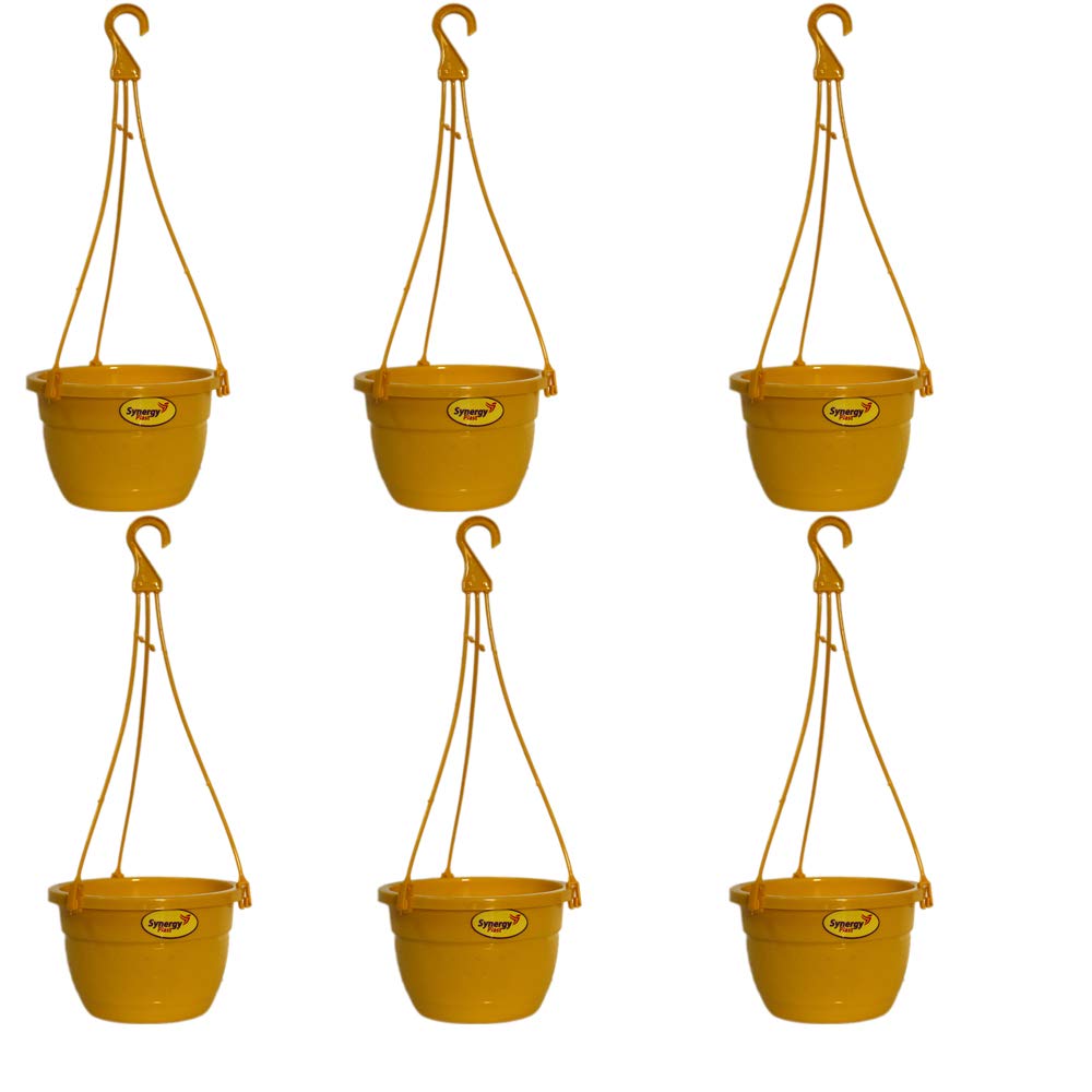 Colorful Hanging Flower Pots - Set of 6 -6