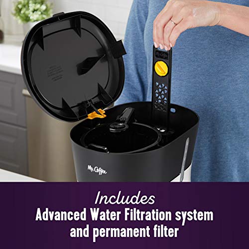 Image of Mr. Coffee 12 Cup Dishwashable Coffee Maker with Advanced Water Filtration & Permanent Filter