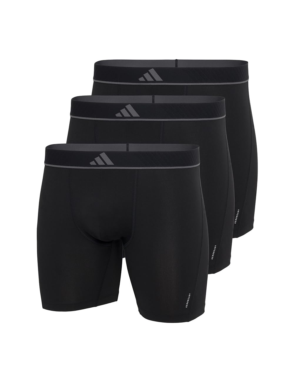 Adidas Herren Athletic Fit Microfiber Boxer Brief Underwear (3-Pack) Retroshorts (3er Pack)